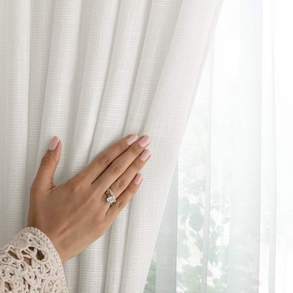 Кремаво перде 140x270 cm Valeta – Restilo-image-3