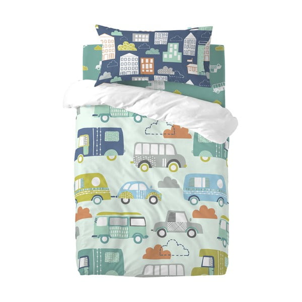 Бебешки памучен чаршаф , 70 x 140 cm Holidays - Moshi Moshi-image-2