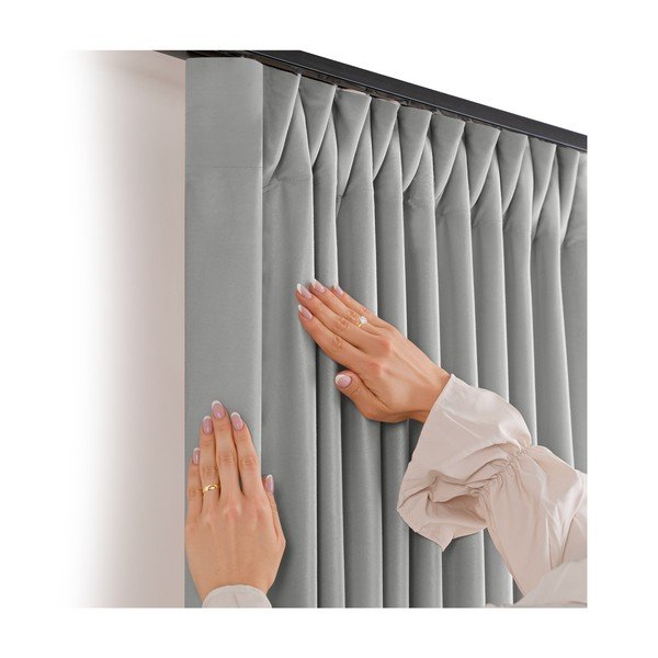 Сива затъмняваща завеса 200x300 cm Velto – Filumi-image-3