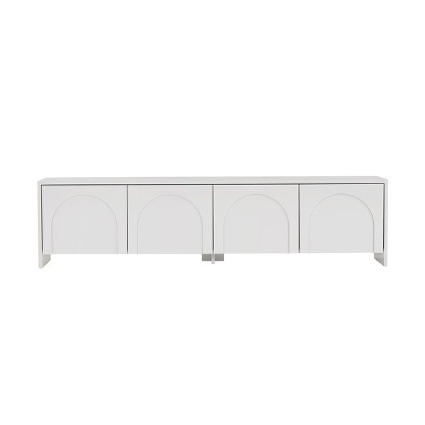 Бяла маса за телевизор 180x45x32 cm Aurelia – Kalune Design-image-3