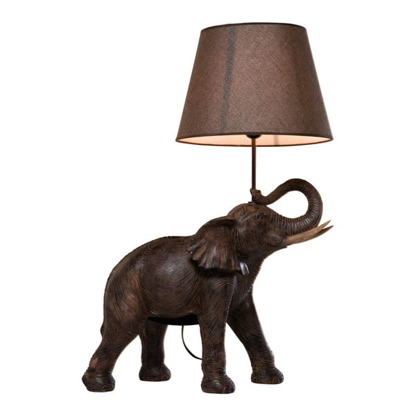 Кафява настолна лампа Safari Elephant Safari - Kare Design