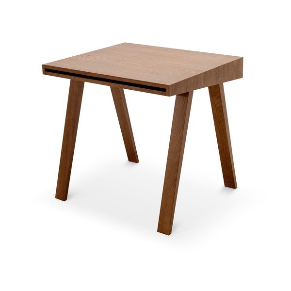 Кафява маса с крака от ясенова дървесина , 80 x 70 cm 4.9 - EMKO-image-3