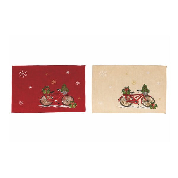 Комплект от 2 подложки за Коледа Коледно колело, 30 x 45 cm - Villa d'Este