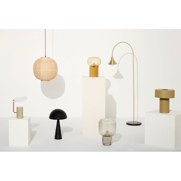 Настолна лампа в цвят каки (височина 37 cm) Aki – Hübsch-image-1