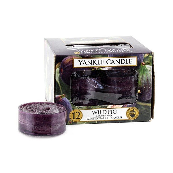 Комплект от 12 свещи с аромат на дива смокиня, време на горене 4 - 6 часа - Yankee Candle