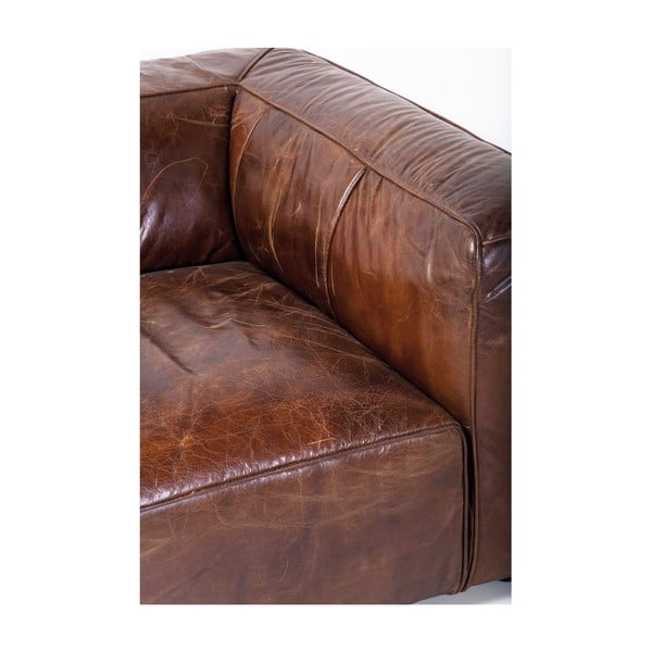 Kožená trojmístná pohovka Kare Design Cubetto-image-3