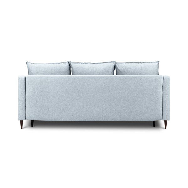 Светлосин разтегателен диван с място за съхранение , 215 см Ancolie - Mazzini Sofas-image-3