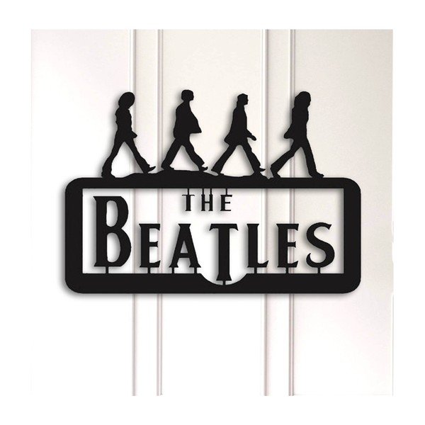 Черна декорация за стена The Beatles - Unknown