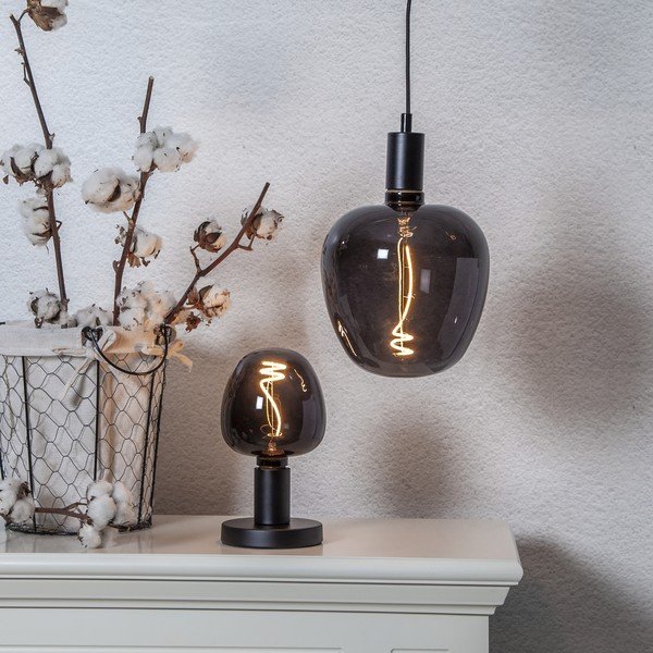 Топла LED декоративна крушка E27, 2 W Black Apple - Star Trading-image-3
