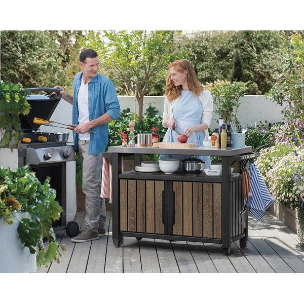 Градинска бар маса 134x52 cm Deco – Keter-image-1