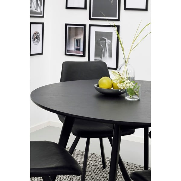 Черна маса за хранене , ∅ 115 cm YuRAi - Rowico-image-1