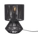 Черна настолна лампа с хартиен абажур (височина 30 cm) Forma - Leitmotiv