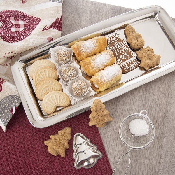 Тава от неръждаема стомана 17x38,5 cm Long – Orion-image-1