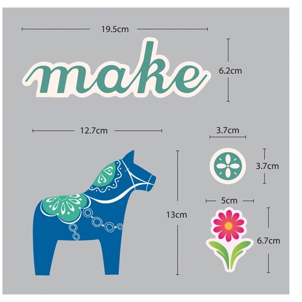 Стикер Fanastick Малки цветни коне - Ambiance-image-3