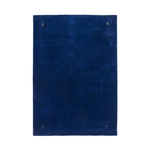 Tmavě modrý ručně tkaný koberec Kayoom Macal, 200 x 290 cm