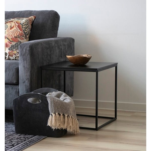 Черна масичка за кафе , 45 x 45 cm Vita - House Nordic-image-1