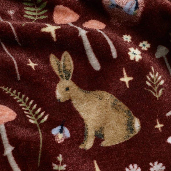 Тъмнокафяво одеяло 130x170 cm Enchanted Twilight Animals – Catherine Lansfield-image-3