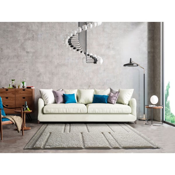 Бежов килим Kai Stripe, 57 x 115 cm - Universal-image-1