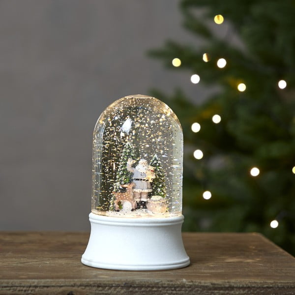 Бяла коледна светлинна украса ø 12 cm Vinter – Star Trading-image-1