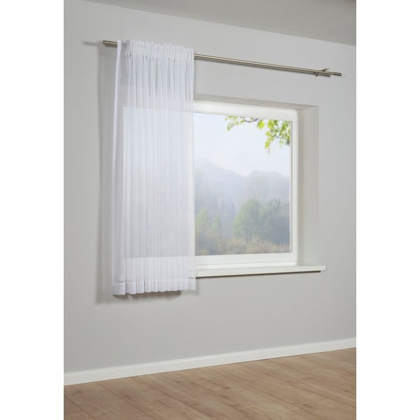 Бяла завеса 175x450 cm Voile Uni - Gardinia-image-1