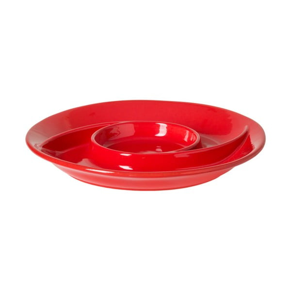 Червена керамична чиния за сервиране ø 32 cm Cook & Host - Casafina