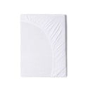 Бебешки бял памучен чаршаф с ластик , 60 x 120 cm - Good Morning