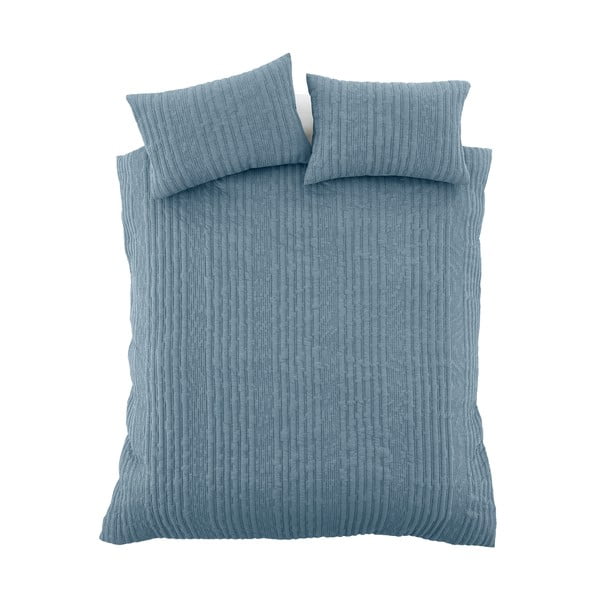 Синьо  двойно  спално бельо 200x200 cm Tamba Stripe – Pineapple Elephant-image-2