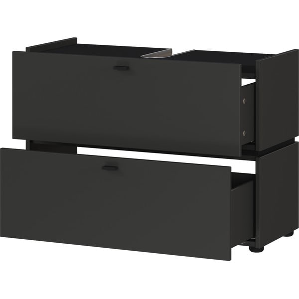 Антрацитен шкаф за мивка 80x59 cm Modesto - Germania-image-3