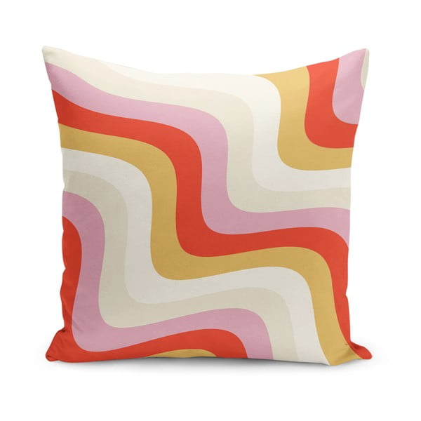 Калъфка за възглавница 43x43 cm Creamy Raspberry Swirl – Mila Home