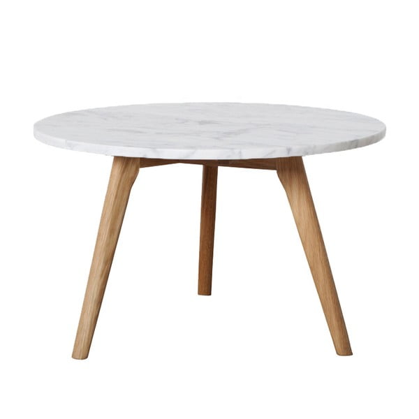Konferenční stolek Fiord Marble, 50x45 cm