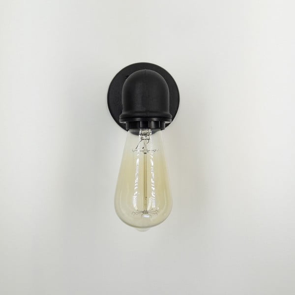Черна стенна лампа Aplik Russno - Unknown
