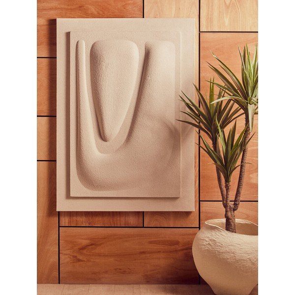 3D картина с включена рамка/върху платно 100x140 cm Astratto – Premier Housewares-image-1