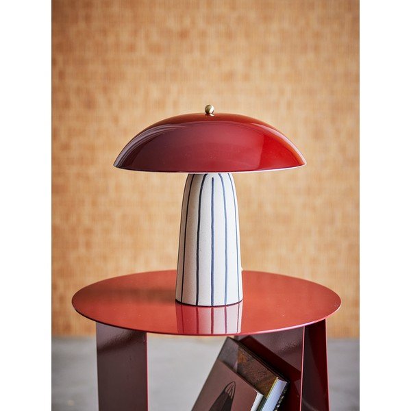 Керамична настолна лампа с метален абажур (височина 32 cm) Arvid – Bloomingville-image-4