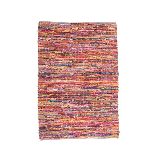 Пъстър килим от памук и юта, 120 x 180 cm - InArt