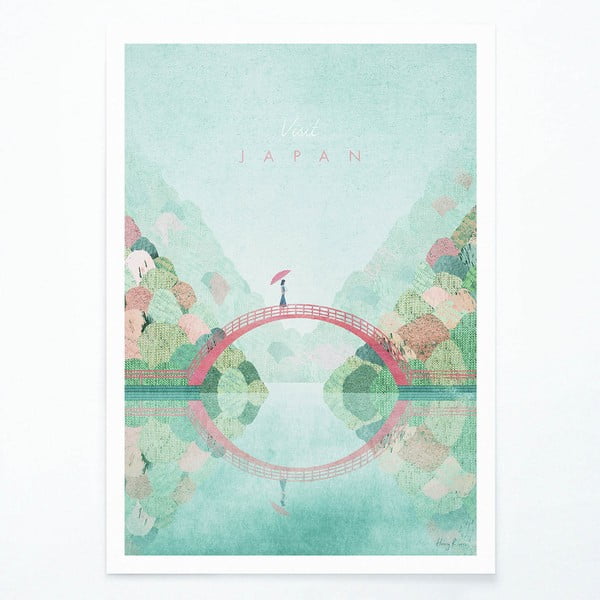 Плакат II, 50 x 70 cm Japan - Travelposter