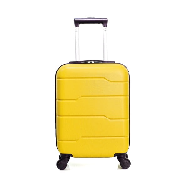 Жълт куфар с количка Santiago, 30 л - Hero