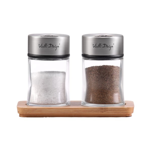 Солница и пиперница със стойка Soho – Vialli Design-image-2