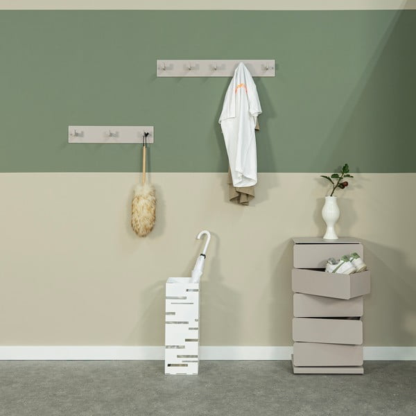 Кафяво-сива метална стенна закачалка 70 cm Leatherman – Spinder Design-image-1