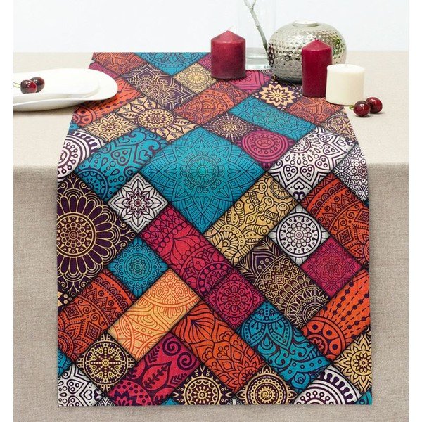 Покривка 40x130 cm Mandala Tiles – Mila Home-image-1