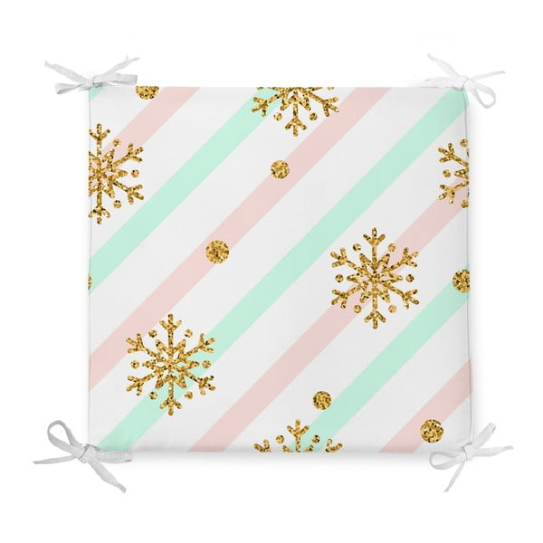 Коледна възглавница с памучна смес Pastel Xmass, 42 x 42 cm - Minimalist Cushion Covers