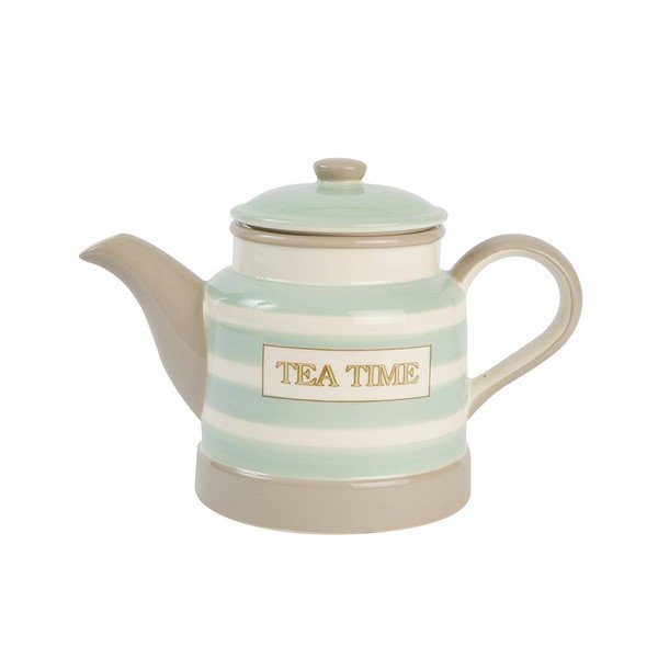 Čajová konvička T&G Woodware Mint Stripe, 1l