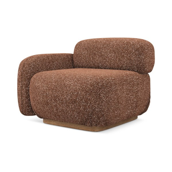 Оранжев/кафяв модул за диван (ляв ъгъл) Ailani – Makamii-image-2