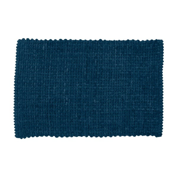 Тъмносин текстилен килим за баня 50x80 cm Covelo – Wenko