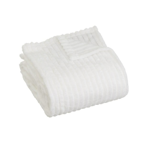 Бяло одеяло от микроплюш 130x160 cm Fur Velvet – Casa Selección