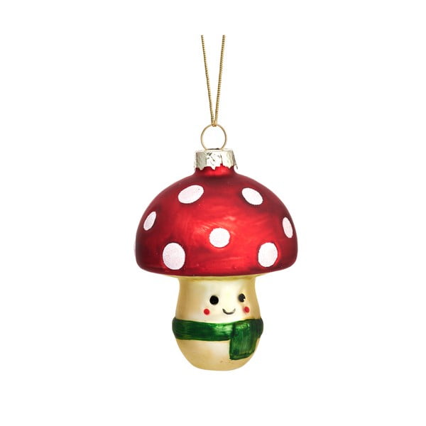 Стъклена коледна украса Happy Mushroom – Sass & Belle