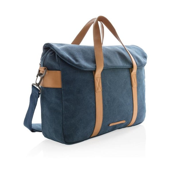 Синя платнена чанта за лаптоп 15,6'' Collection, 16 л - XD Design