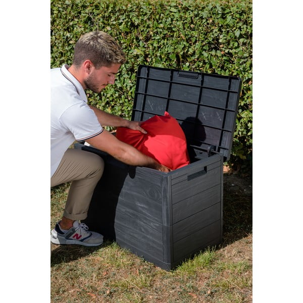 Антрацитна градинска кутия за съхранение Woodys – Toomax-image-1