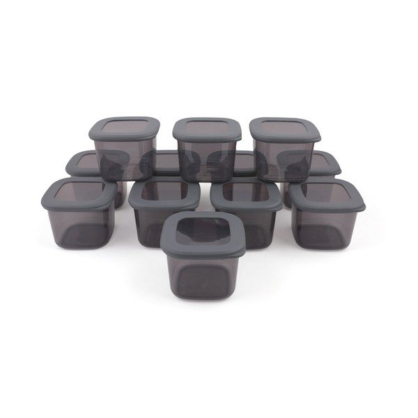 Пластмасови кутии в комплект 12 бр. за храна Fresco – Hermia-image-3