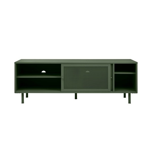 Тъмнозелена метална маса за телевизор 160x55 cm Veep – Unique Furniture-image-2