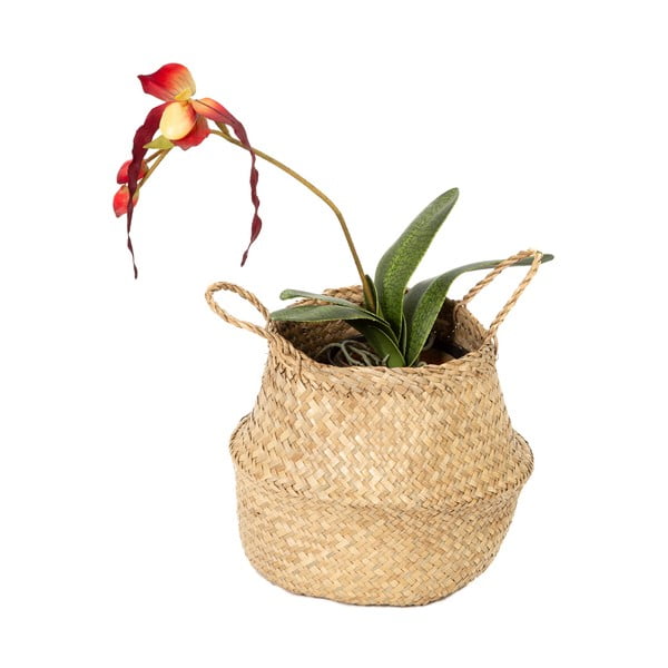 Кошница за съхранение от светла морска трева , ⌀ 27 cm - Compactor-image-3